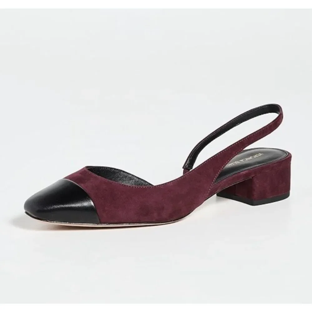 Veronica Beard Cecile Two Toned Slingback Heels 8.5
